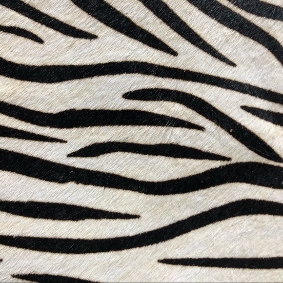 1937 Accessories Pony Hair Clutch Zebra Skin - Picture 3 of 9